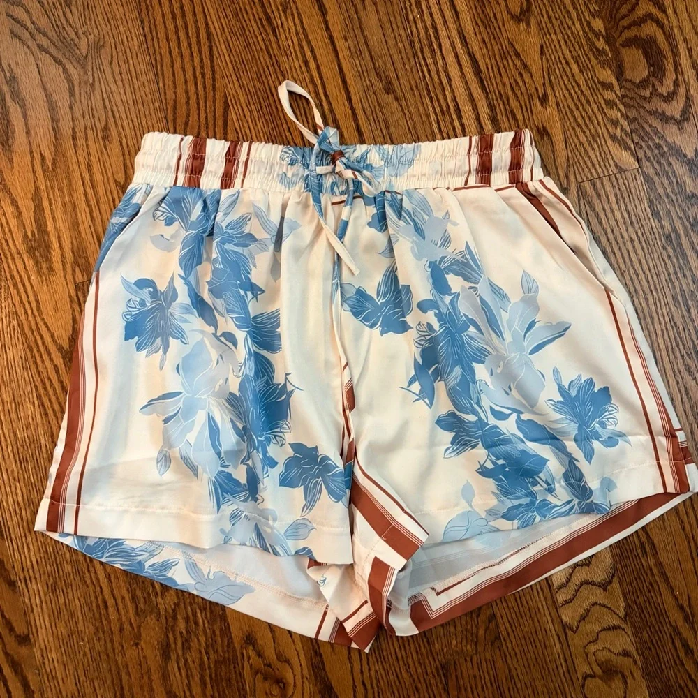 Billy J Amore Print Sicily Shorts Co-Ord Set Button Up Shirt US M AU 10 - Picture 9 of 16